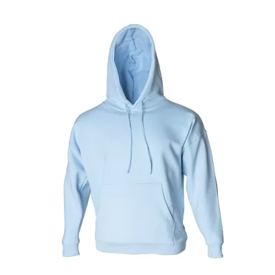 HOODY DEPART HOMME BLEU CIEL COTON